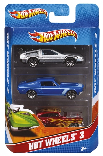 Zestaw 3 samochodzików Hot Wheels