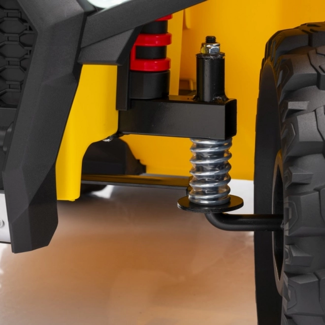 Żółty sportowy dziecięcy quad TX ATV