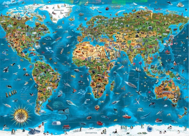 EDUCA Puzzle Cuda świata 12000 elementów