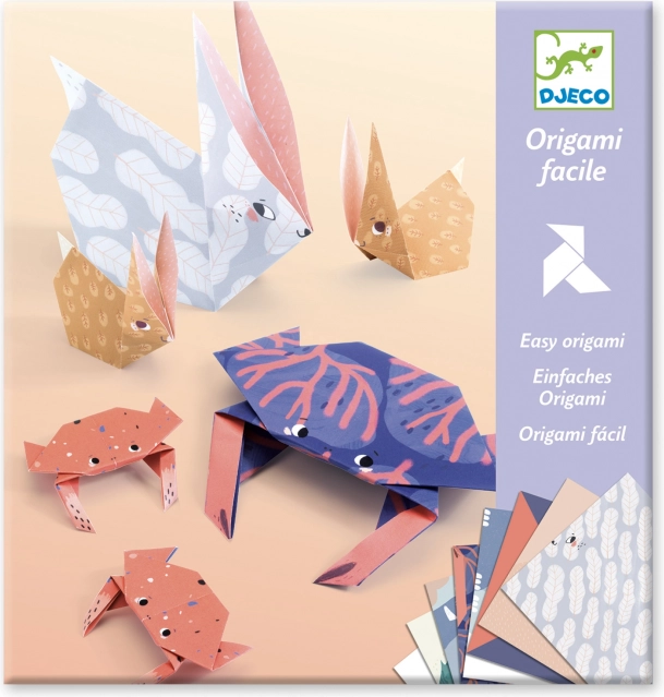 DJECO Origami Zwierzęce rodziny