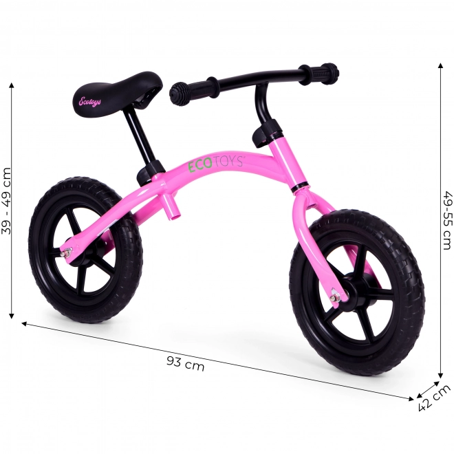 Dziecięce jeździk różowe ECOTOYS