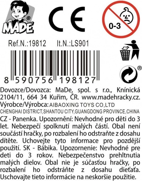 Zestaw lalek 24 cm - 1 szt.