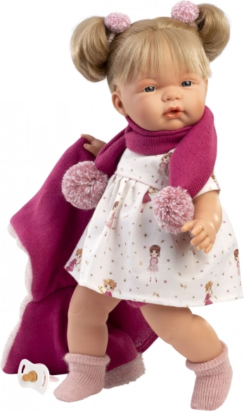 Llorens Joelle - realistyczna lalka z dźwiękami 38 cm