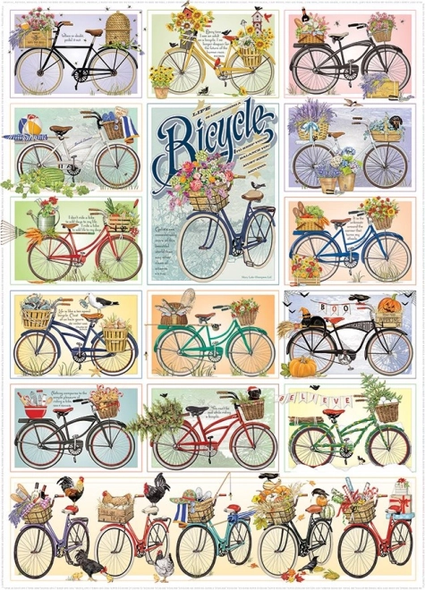 cobble hill puzzle rowery 1000 elementów