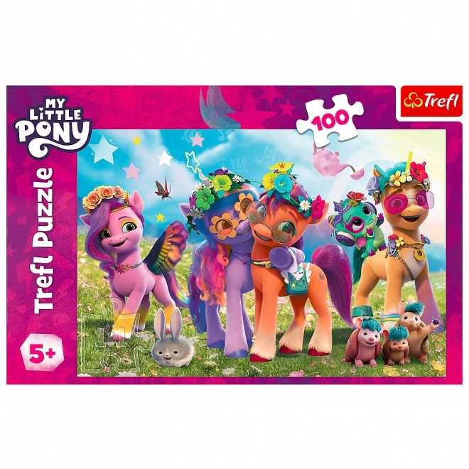 Wesołe puzzle My Little Pony 100 elementów