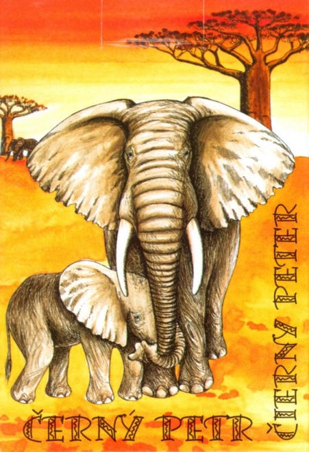 Czarny Piotruś - Dziecięce karty Safari
