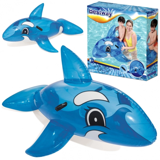Bestway Dziecięcy dmuchany delfin do wody – Niebieska