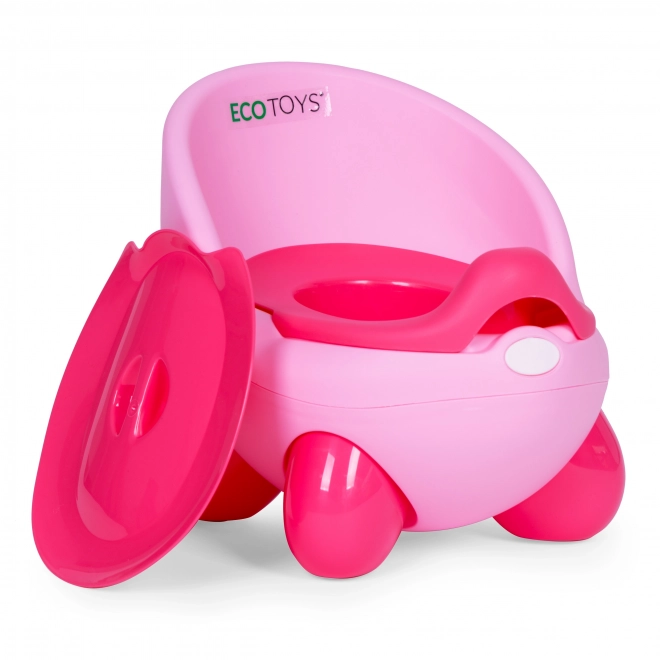 Nocnik dziecięcy z wyjmowaną wkładką i antypoślizgowymi nogami ECOTOYS