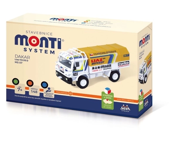 Klocki Monti System MS 07 Dakar Liaz 1:48 w pudełku 22x15x6cm