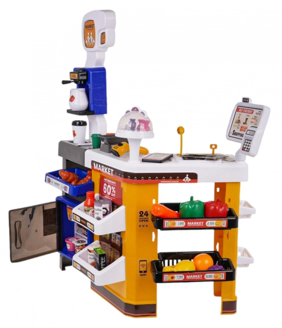 MEGA Supermarket z koszykiem + akcesoria