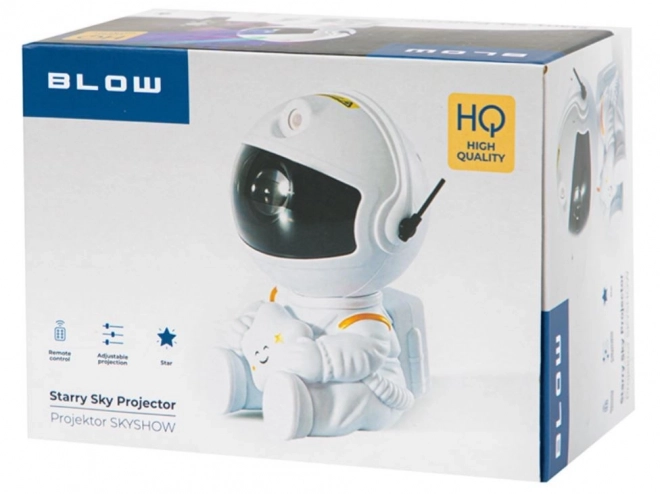 Projektor Gwiezdny siedzący astronauta z pilotem
