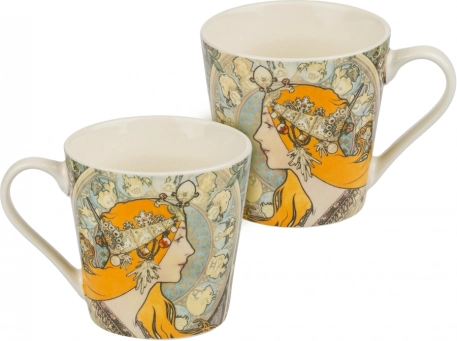 Porcelanowy kubek Alfons Mucha – Zodiak