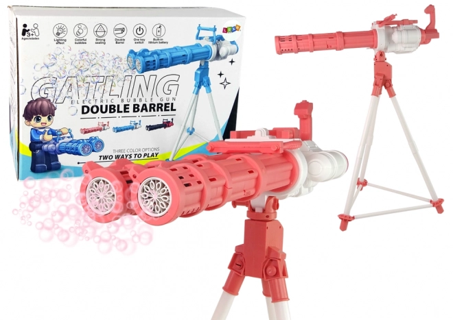 Pistolet na bańki mydlane Tripod Pink