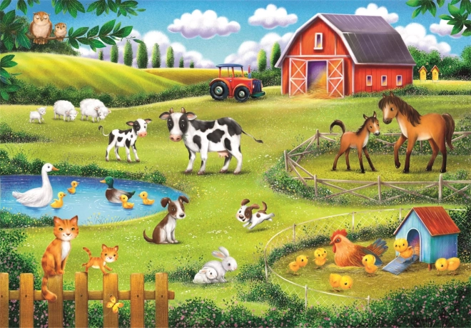 Puzzle CLEMENTONI Zwierzęca farma 30 elementów
