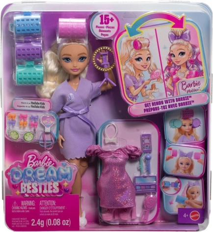 Barbie Dream Besties Malibu – modna lalka z akcesoriami na przyjęcie