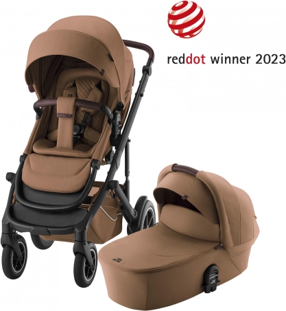 Wózek dziecięcy Smile 5Z Lux z gondolą w kolorze Warm Caramel