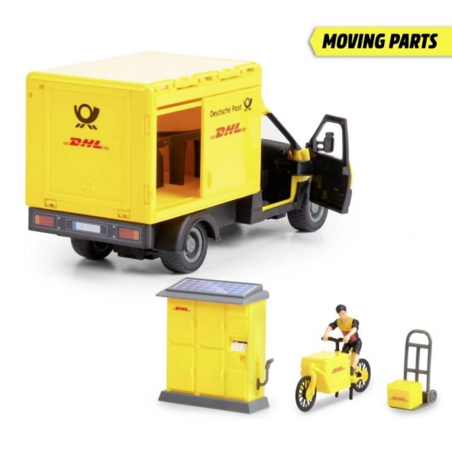 Zestaw z pojazdem DHL 25 cm Miasto