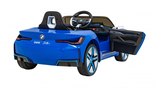 Samochód dziecięcy na baterię BMW i4 – Niebieskie