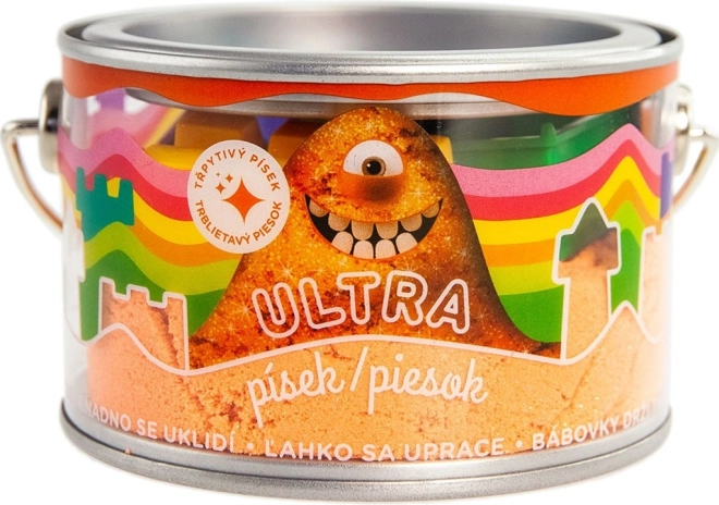 Ultra piasek z brokatem – pomarańczowy 200 g