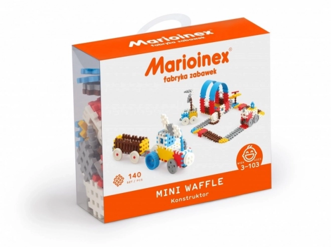 Mini waflowe klocki 140 sztuk chłopiec