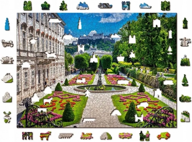 Drewniane puzzle zamek Mirabell