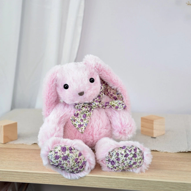 Doudou Histoire d'Ours Pluszowa zabawka różowy króliczek 25 cm