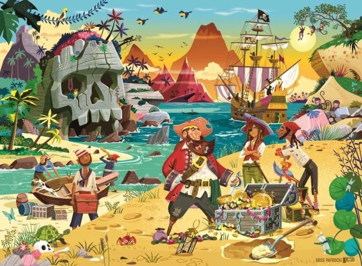 Ravensburger puzzle piracka przygoda XXL