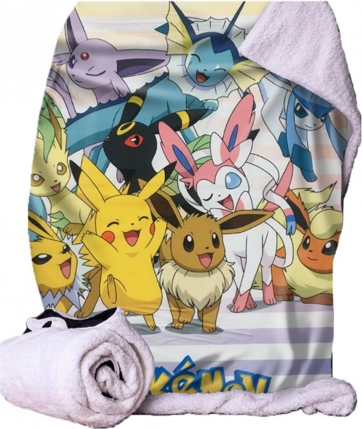 Narzuta z motywem Pokémon Eevee 100x150 cm