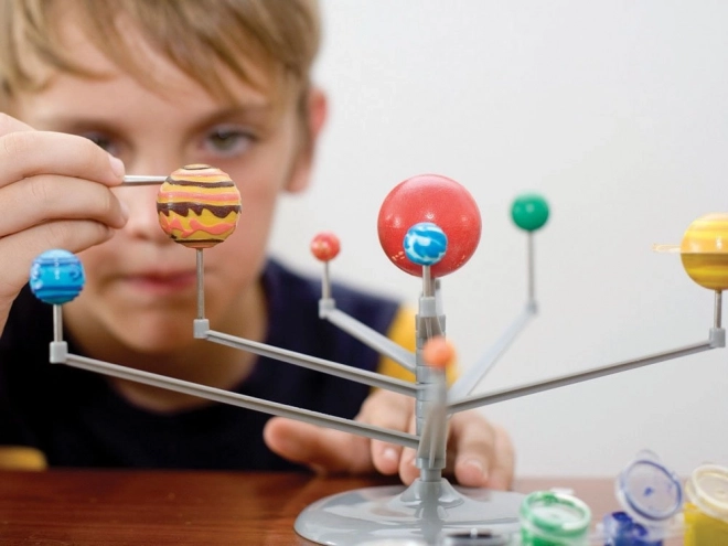 Zestaw edukacyjny do malowania Układu Słonecznego 3D