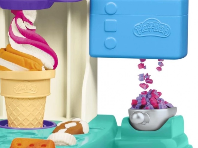 Play-doh zakrzywiona lodziarnia