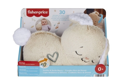 Fisher Price Króliczek z uspokajającą muzyką HXG97