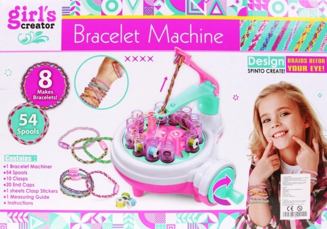 Dziecięca maszyna do plecenia bransoletek 5+ Biżuteria DIY z akcesoriami