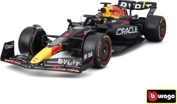 metalowy model F1 ORACLE RED BULL RACING RB19 1:18 z kierowcą Max Verstappen
