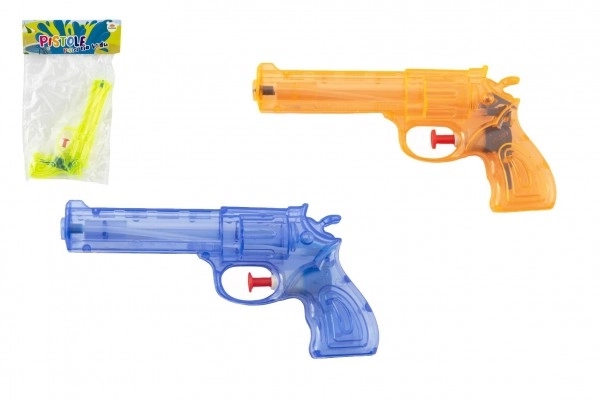 Plastowy pistolet na wodę 17cm 3 kolory w woreczku