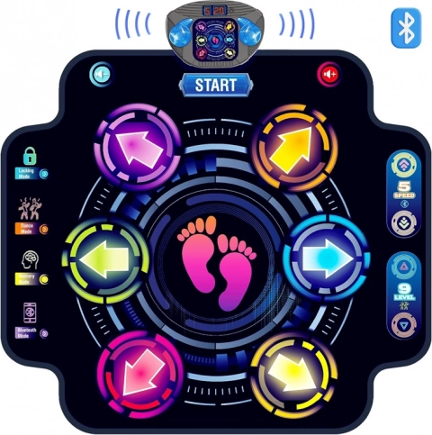 Muzyczna mata taneczna dla dzieci z Bluetooth