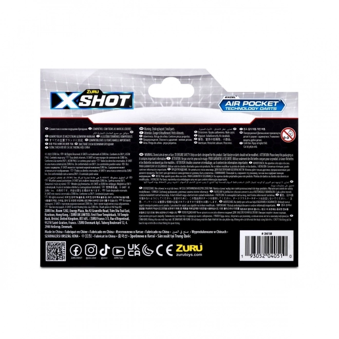 Zapasowe naboje piankowe X-Shot Air Pocket Technology, 36 szt.