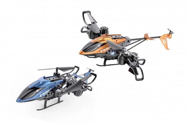 Helikopter z zdalnym sterowaniem i składanymi skrzydłami
