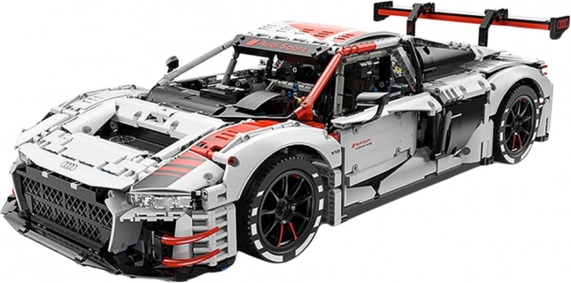 Zestaw RC Auto Audi R8 1:8 od Rastar z 3322 Częściami