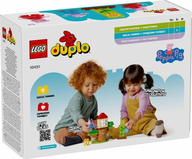 LEGO DUPLO 10431 Świnka Peppa - ogród i domek na drzewie