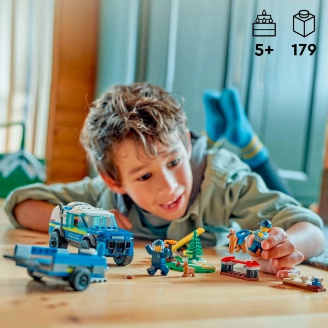 LEGO® City 60369 Mobilny plac ćwiczeń dla psów policyjnych