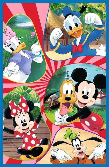 Puzzle Zespół Myszki Miki 3x80 elementów