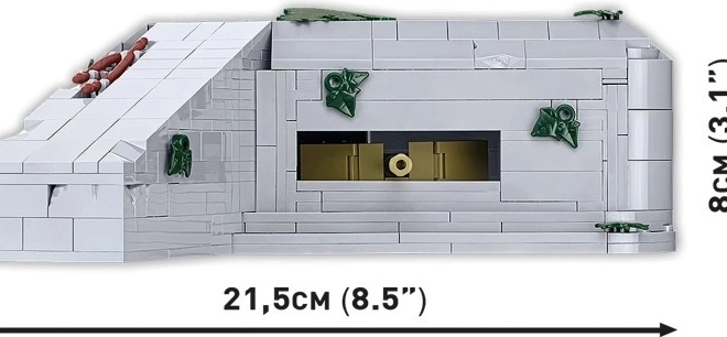 Bunkier Regelbau 667 z Klocków COBI