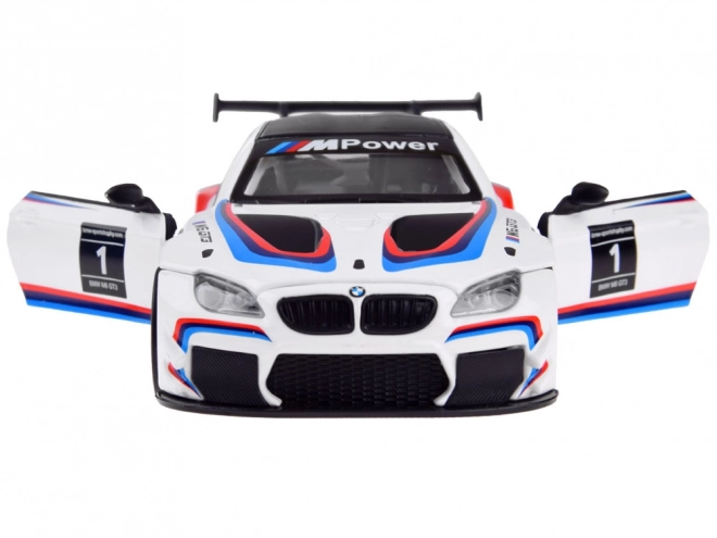 Metalowy model sportowego samochodu BMW M6 GT3