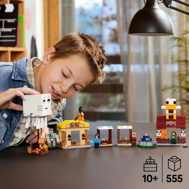 LEGO Minecraft 21273 Atak balonowego Ghasta na wioskę