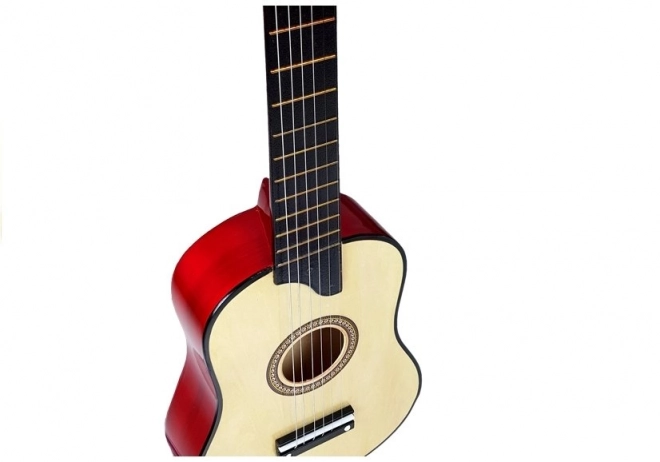 Drewniana gitara z kremem stożkowym