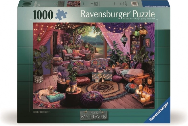 Puzzle Ravensburger - moje przytulne boho schronienie