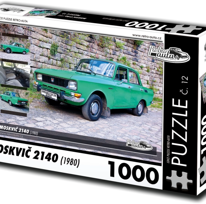 RETRO-AUTA Puzzle Moskwicz 2140 (1980) 1000 elementów