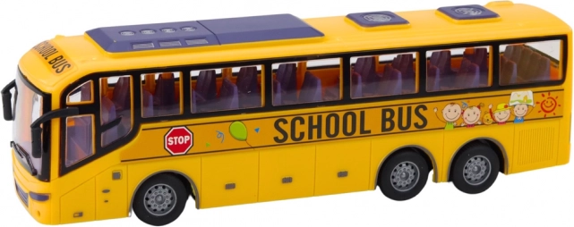 Wyścigowy żółty szkolny autobus RC 1:30 z zdalnym sterowaniem