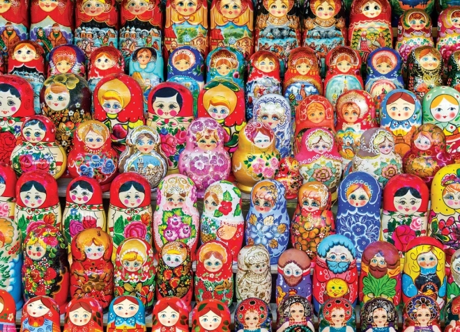Puzzle EUROGRAPHICS Rosyjskie Matrioszki 1000 elementów