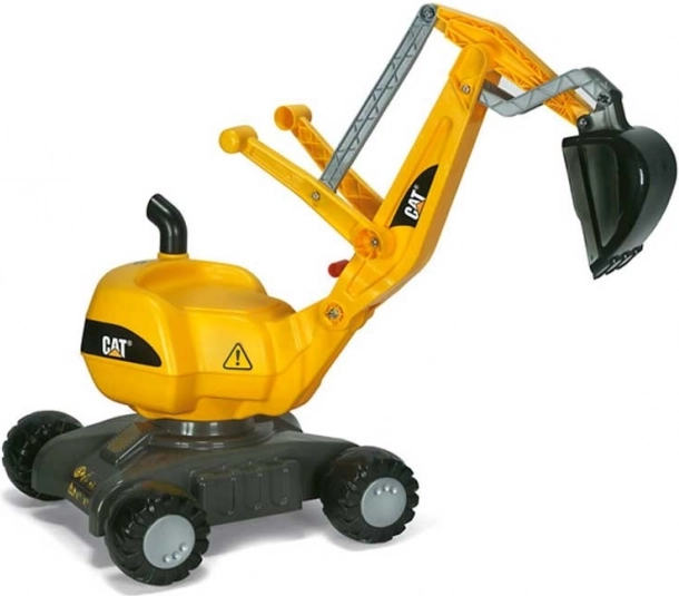 Rolly Toys RollyDigger CAT obrotowe krzesełko koparkowe na pedały żółte